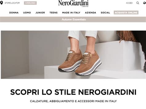 sito ufficiale nero giardini